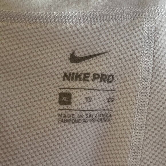 Nike Pro Men’s Tight Fit Training Tights White Size XL - Picture 6 of 6